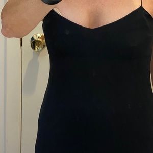 ANN TAYLOR Little Black Spaghetti Strap Dress